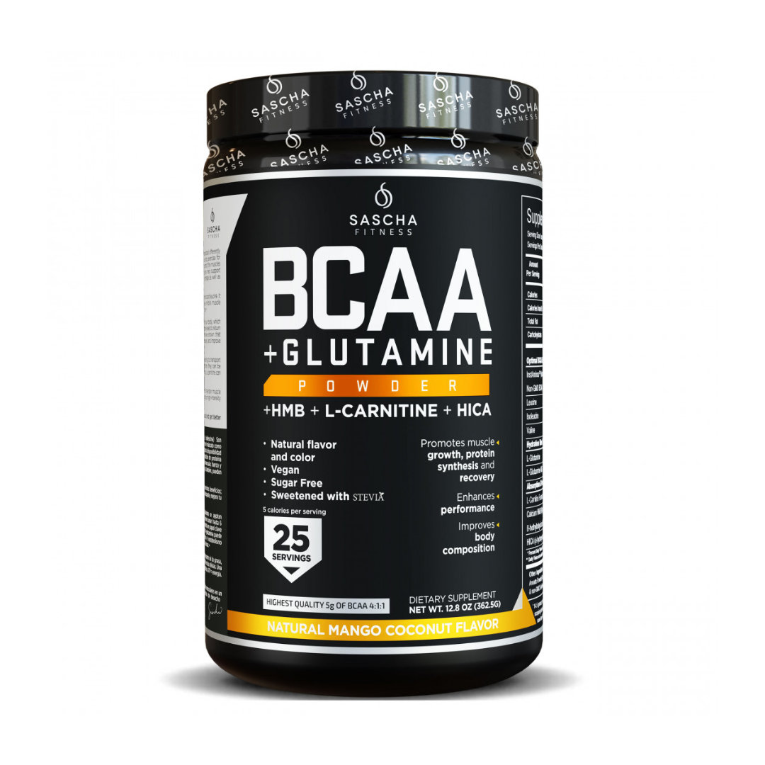 BCAA + Glutasmina 25 tomas - Sascha Fitness