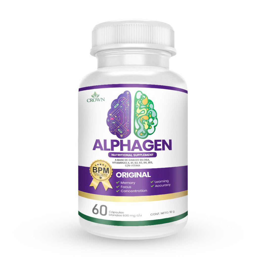 Alphagen 60 Cápsulas - Crown