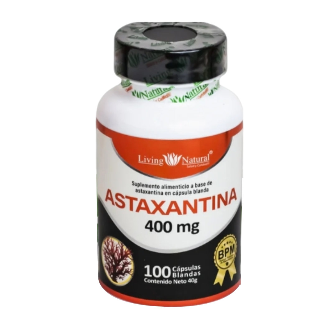 Astaxantina 100 Cápsulas - Living Natural