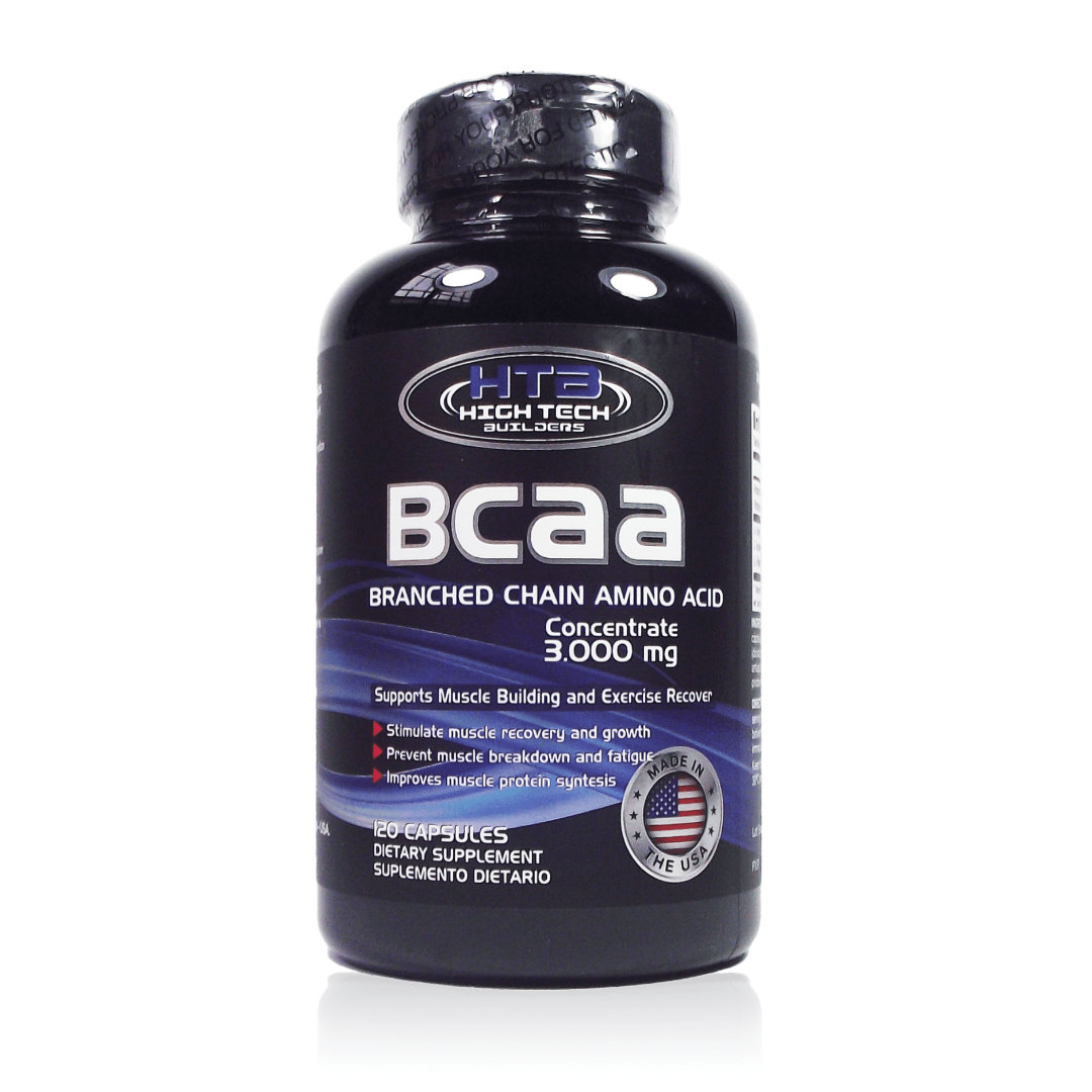 BCAA 3000mg 120 Caps - HTB High Tech Builders