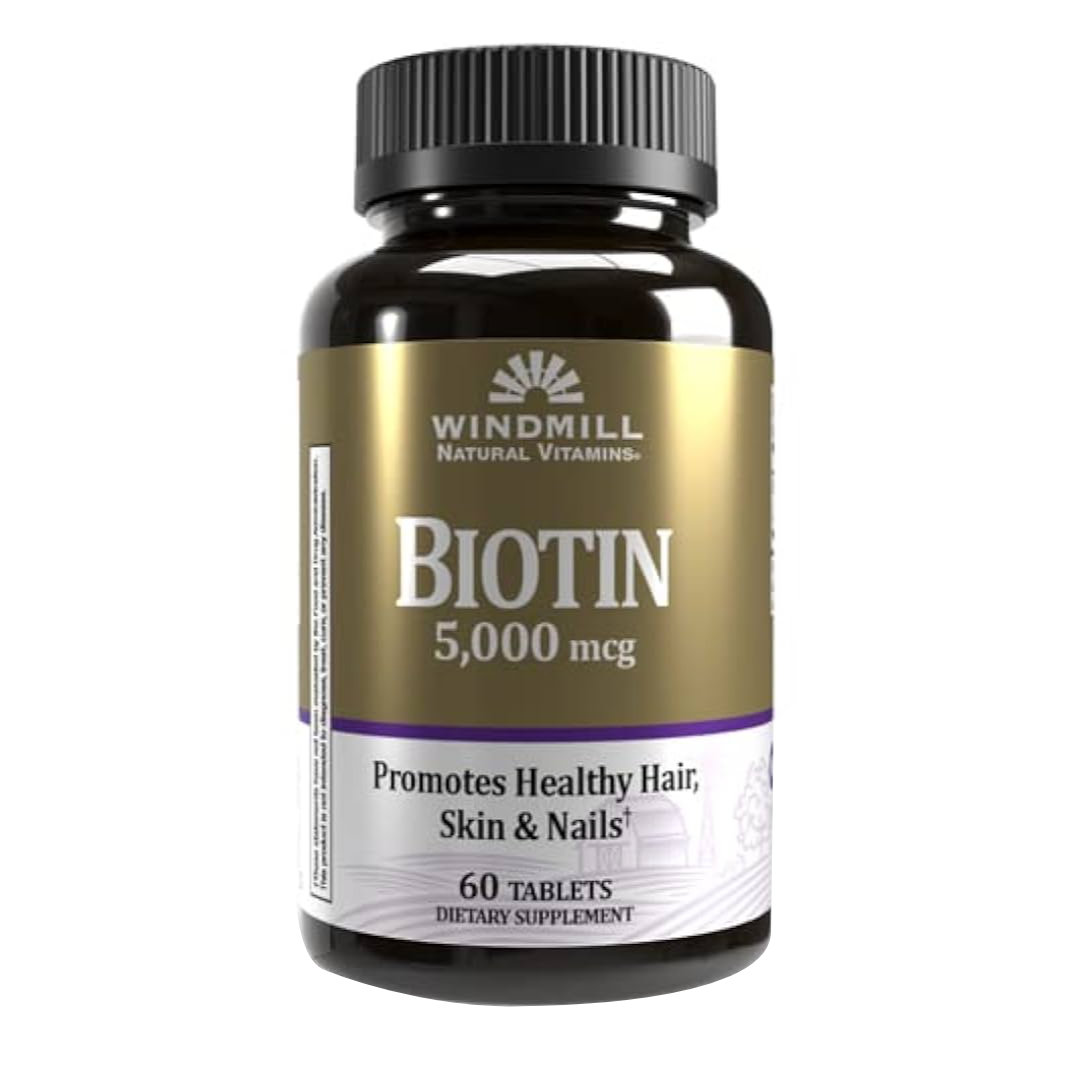 Biotin 5000 MCG 60 Cápsulas - Windmill