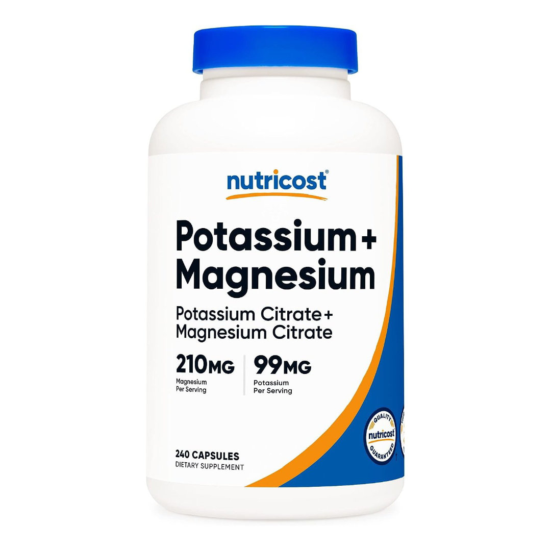 Citrato De Potasio + Magnesio Nutric - Nutricost