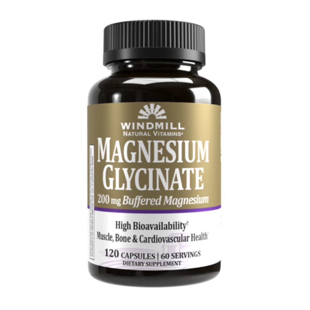Glicinato de Magnesio 200mg - Windmill