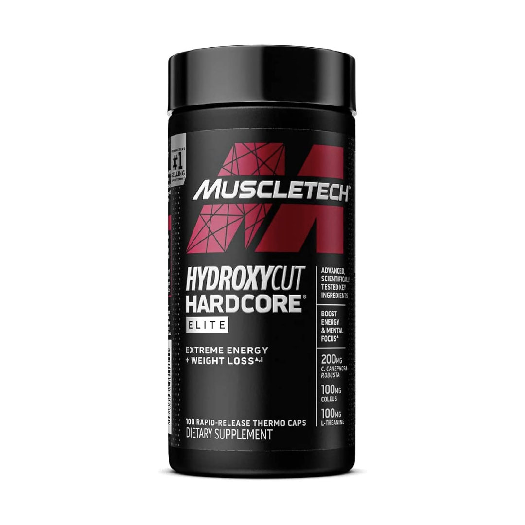 Hydroxycut Hardcore Elite 100 Cápsulas - MuscleTech
