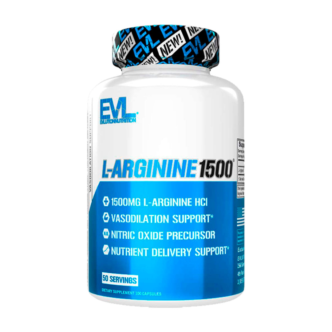 L Arginina 1500 100 Cápsulas - EVL