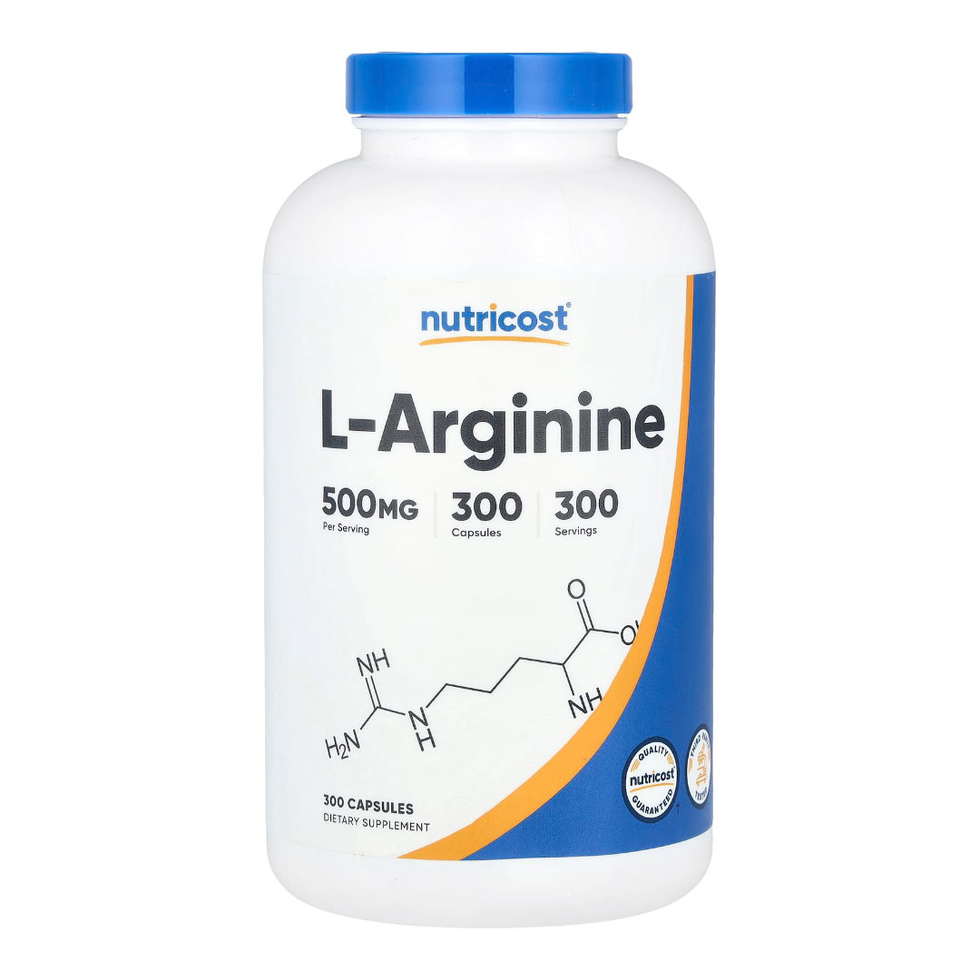 L Arginina 300 Cápsulas - Nutricost