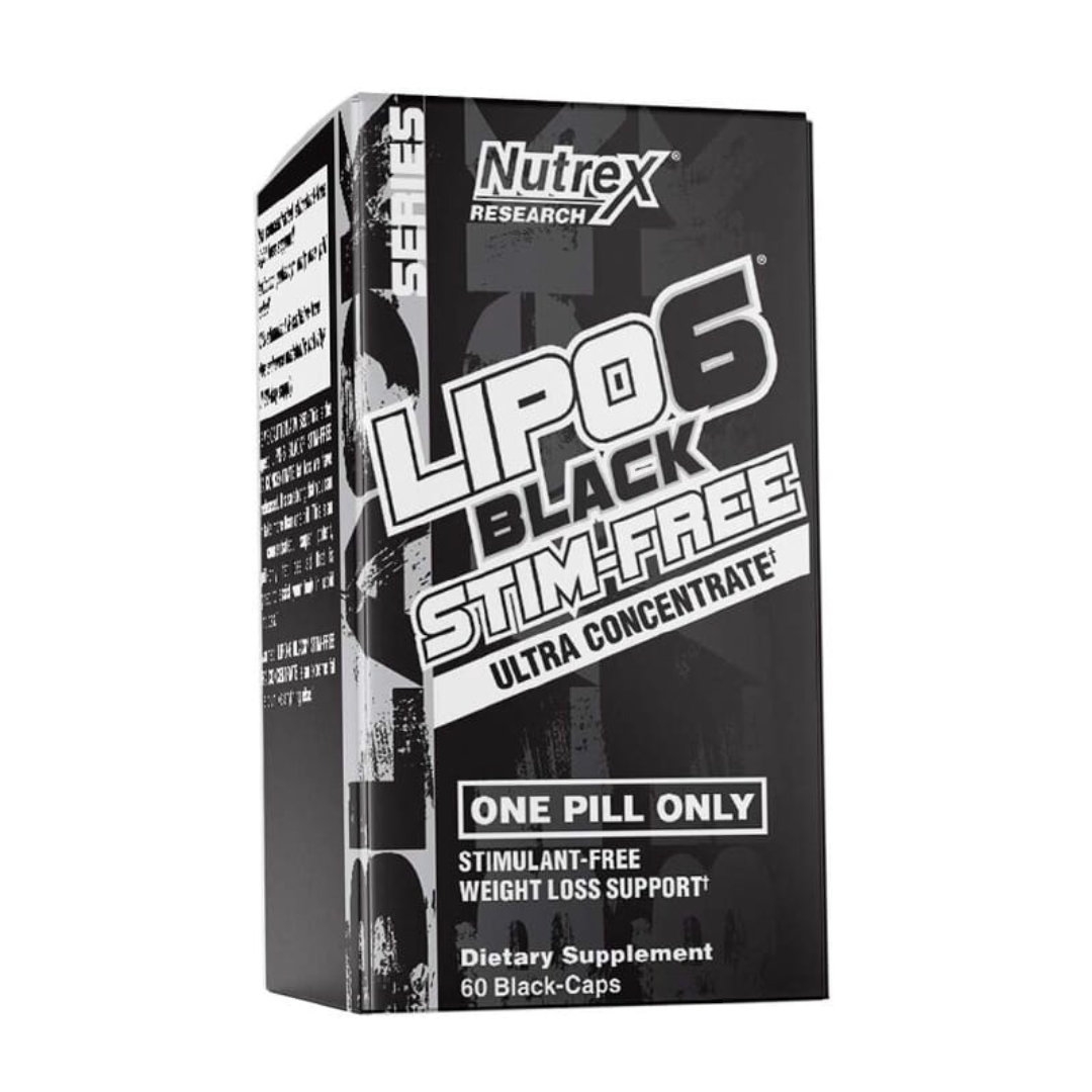 Lipo 6 Black Stim Free Ultra Concentrate 60 Cápsulas - Nutrex Research