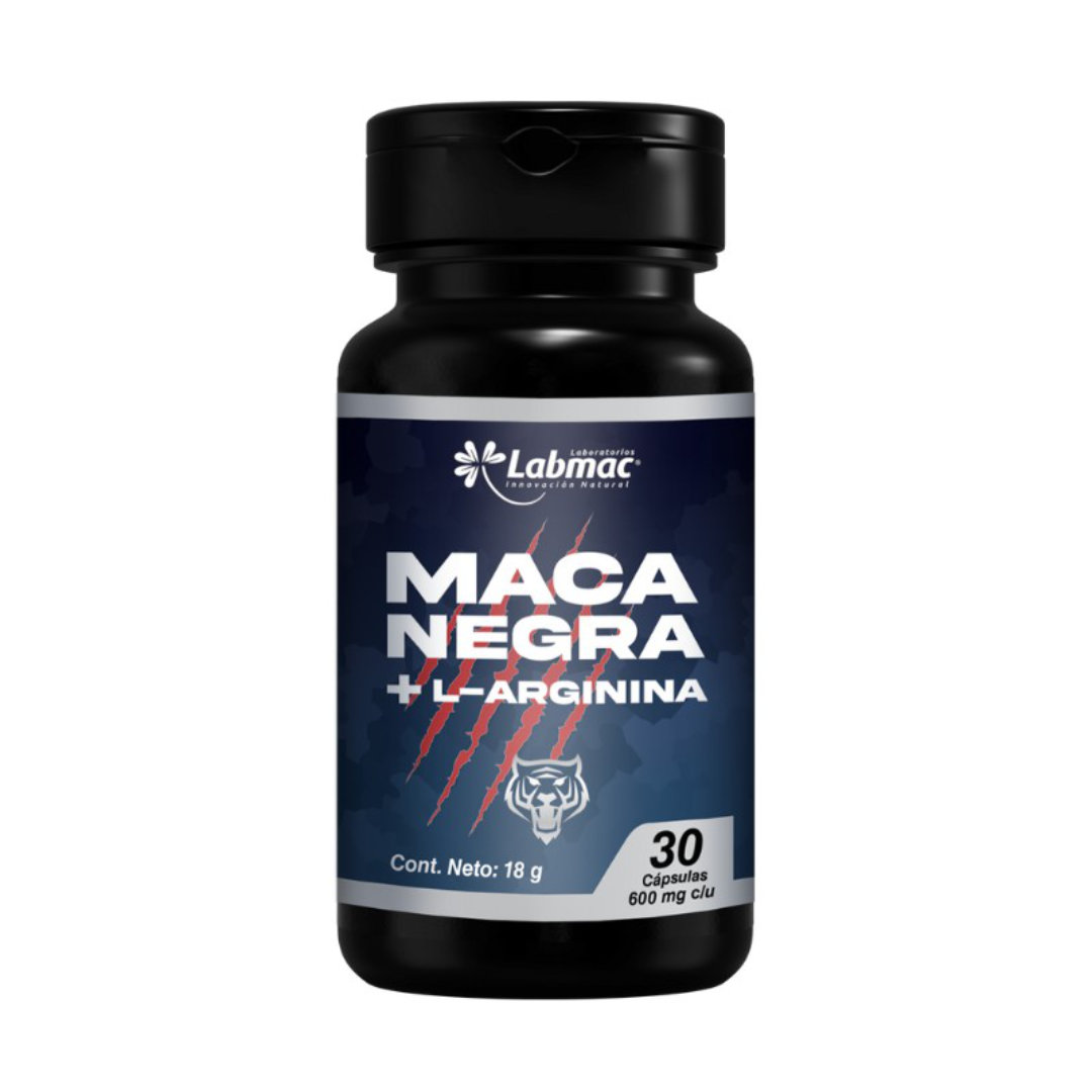 Maca Negra + L Arginina 30 Cápsulas - Labmac