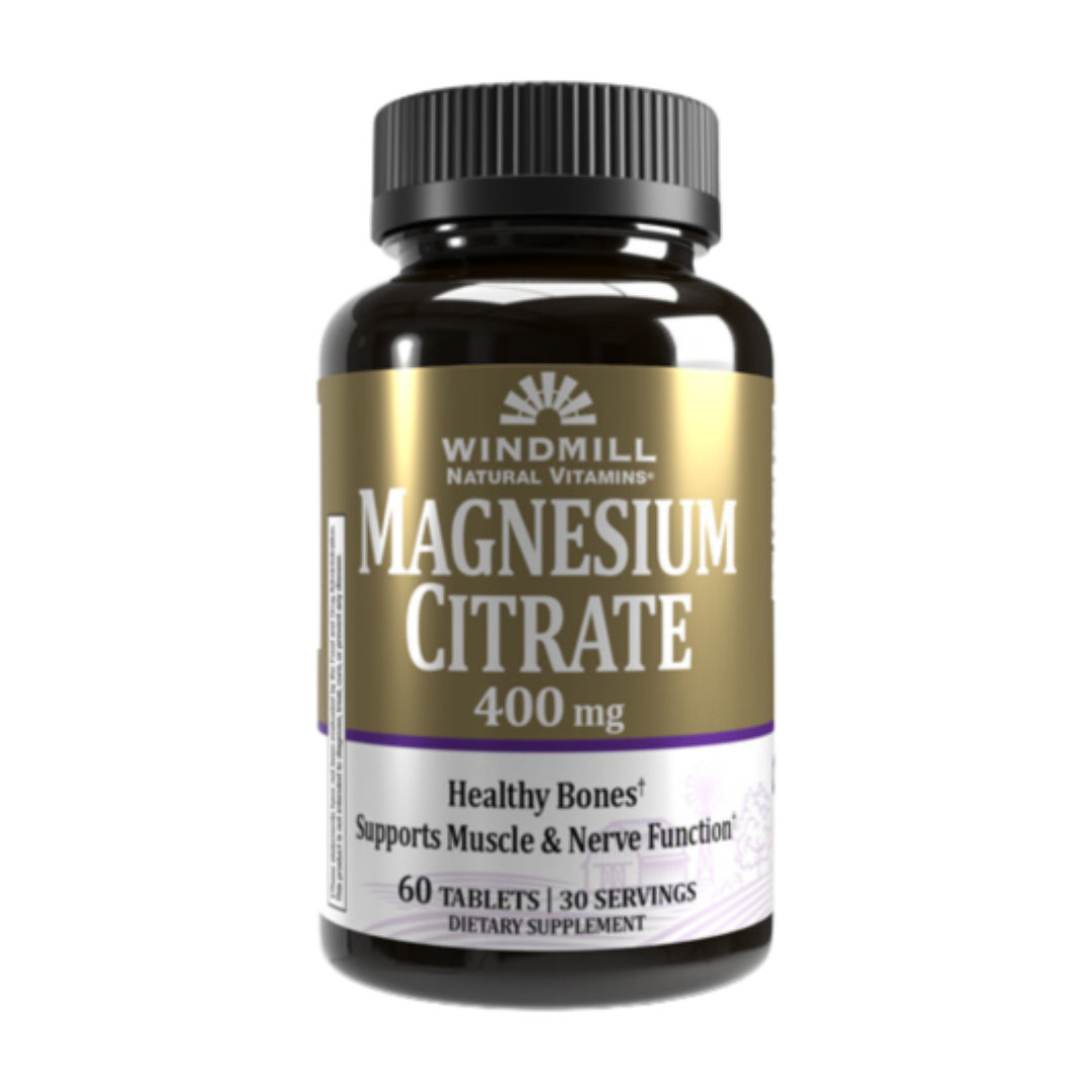 Magnesium Citrate 60 Cápsulas - Windmill