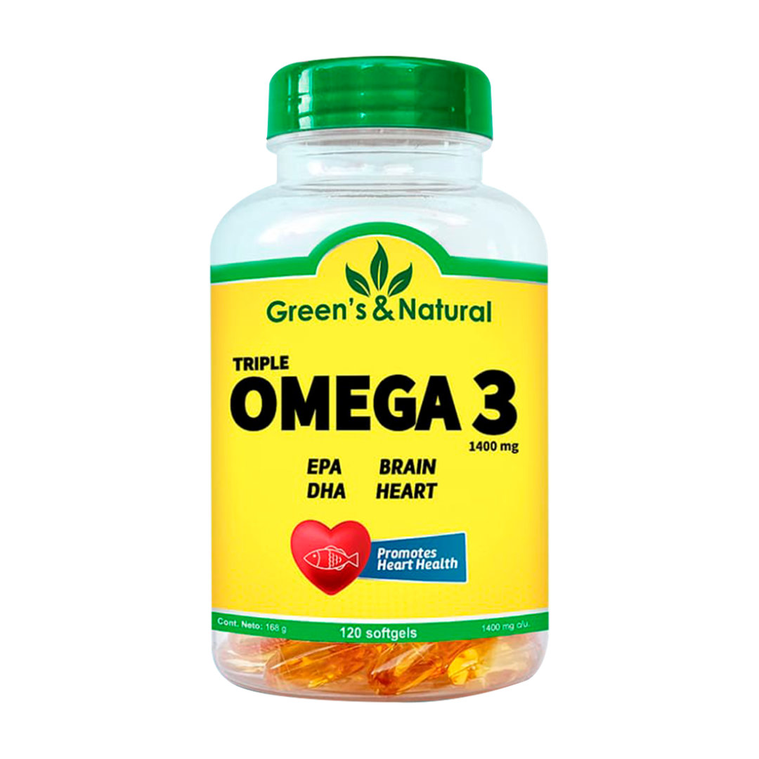 Omega 3 1400mg 120 Cápsulas - Green's Natural