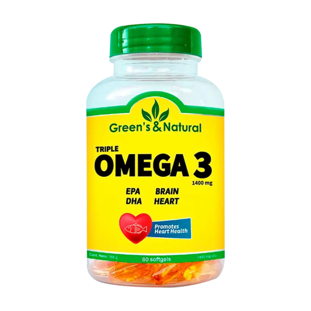 Omega 3 1400mg 60 Cápsulas - Green's Natural