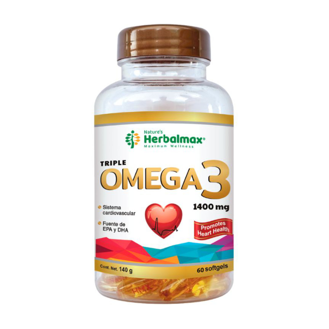 Omega 3 1400mg 60 Cápsulas - Herbalmax