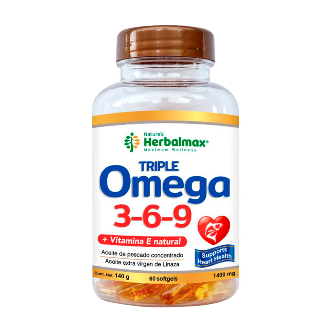 Triple Omega 3-6-9 1400mg - Herbalmax