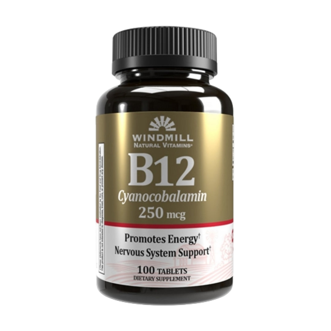 Vitamina B12 100 Cápsulas - Windmill